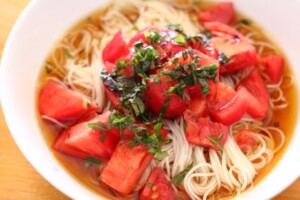 相葉マナブのレシピ・トマトたっぷり素麺