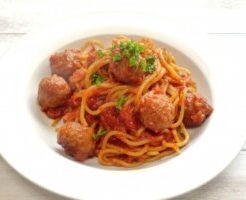 ノンストップのレシピ・ミートボールパスタ