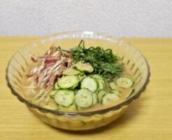 なないろ日和のレシピ・すっぽんスープの冷や汁