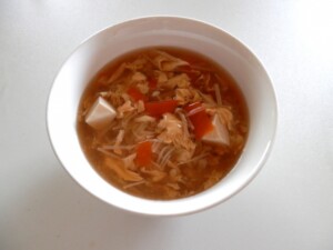 なないろ日和のレシピ・すっぽんスープのサンラータン