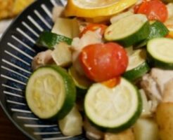 ヒルナンデスのレシピ・豚バラ肉の梅だれ和え