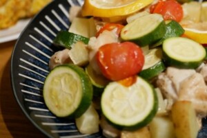 ヒルナンデスのレシピ・豚バラ肉の梅だれ和え