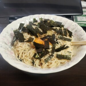 DayDay(デイデイ)のレシピ・オイマヨ釜玉そうめん
