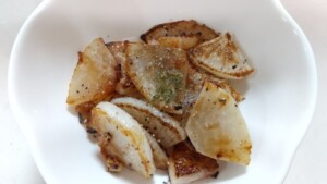 あさイチのレシピ・焼き大根のしそ添え