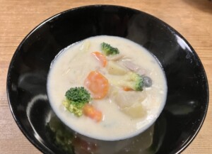 なないろ日和のレシピ・夏野菜の冷製豆乳シチュー風