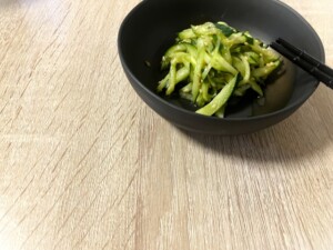 きょうの料理ビギナーズのレシピ・きゅうりのごま油あえ