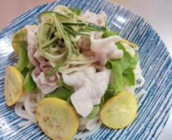 きょうの料理のレシピ・ごまドレッシングで！サラダ風うどん