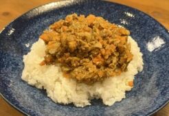 昼めし旅のレシピ・トウモロコシご飯のキーマカレー