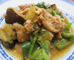 きょうの料理のレシピ・豚バラ肉と夏野菜のごまみそ焼き
