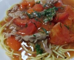 きょうの料理のレシピ・トマたまあんかけ焼きそば