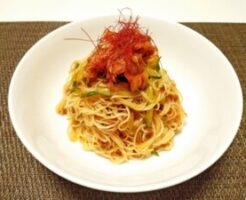 きょうの料理ビギナーズのレシピ・いかとキムチのあえ麺