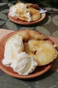ヒルナンデスのレシピ・いも天アイスのせ