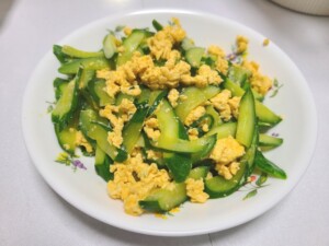 あさイチのレシピ・きゅうりととうもろこしの炒めもの