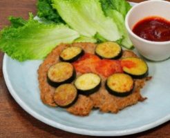 豚のトッカルビ（韓国風ハンバーグ）