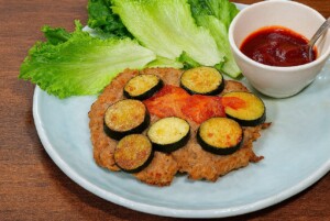 豚のトッカルビ（韓国風ハンバーグ）