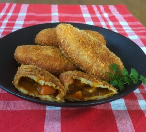 ラヴィットのレシピ・我が家のカレーで簡単チーズカレーパン