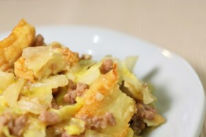 きょうの料理ビギナーズのレシピ・豆腐とひき肉のザーサイ炒め