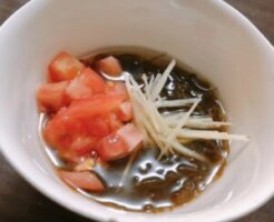 相葉マナブのレシピ・もずく酸辣湯風つゆ