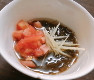 相葉マナブのレシピ・もずく酸辣湯風つゆ