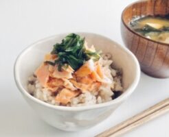 ノンストップのレシピ・鮭とサツマイモの炊き込みご飯