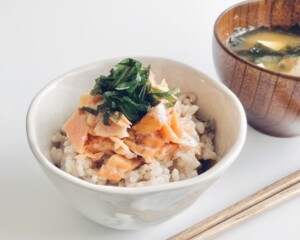 ノンストップのレシピ・鮭とサツマイモの炊き込みご飯