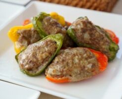 昼めし旅のレシピ・パプリカの肉詰め