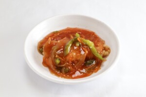 なないろ日和のレシピ・あじの干物の酢豚風