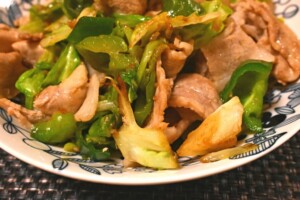 キューピー3分クッキングのレシピ・ピーマンと豚こまの豆豉炒め