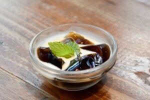 沸騰ワード10のレシピ・コーヒーゼリー カスタードソース添え