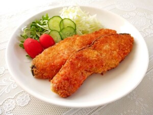 DAIGOも台所のレシピ・サーモンの挟み揚げ