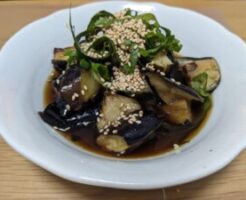 きょうの料理のレシピ・なすと肉だんごの甘辛煮