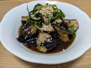 きょうの料理のレシピ・なすと肉だんごの甘辛煮