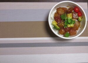 ヒルナンデスのレシピ・いぶりがっこタルタルポキ
