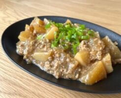 キューピー3分クッキングのレシピ・大根と糸こんの鶏そぼろ煮