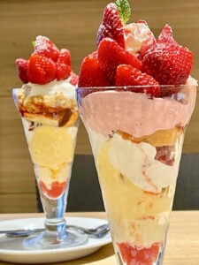 グレーテルのかまどのレシピ・ローズチョコパフェ