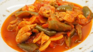 ノンストップのレシピ・鶏肉のトマト煮込み
