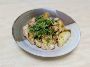 きょうの料理のレシピ・きのこと里芋、さばののり塩バター