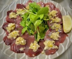 なないろ日和のレシピ・カツオのカルパッチョ