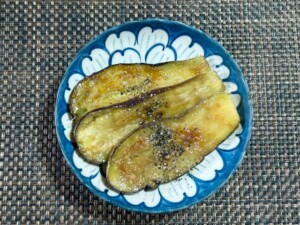 きょうの料理のレシピ・なすのウスターソース焼き