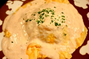 ラヴィットのレシピ・秋のシャキシャキふわふわスフレオムライス