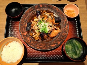 きょうの料理のレシピ・なすときのこのバターしょうが焼き