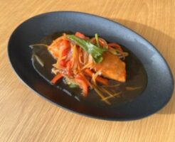DAIGOも台所のレシピ・レンジで鮭の甘酢ダレ