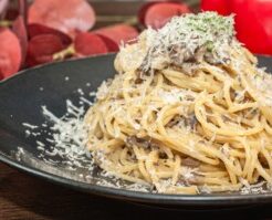 DAIGOも台所のレシピ・きのこのパスタ