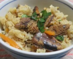 ノンストップのレシピ・サンマの炊き込みご飯