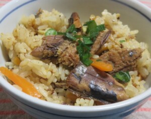 ノンストップのレシピ・サンマの炊き込みご飯