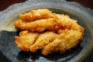 食卓のひみつのレシピ・チキンスティックから揚げ