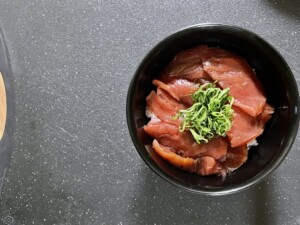 ZIPのレシピ・3色マグロの霜降りダシチャーハン