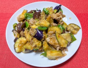 あさイチのレシピ・なすと豚肉のみそ炒め