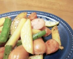 相葉マナブのレシピ・ピーマンとソーセージのじゃがいもの炒め物