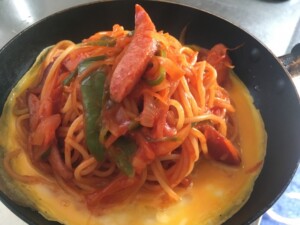 ZIPのレシピ・ナポリタン濃厚ハヤシつけ麺